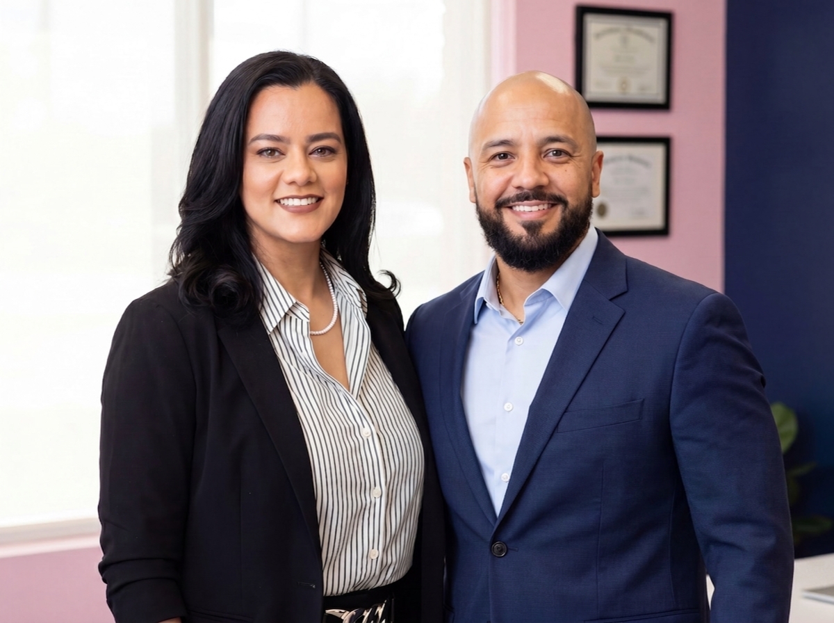 Liza and Robert Quinones, the husband-and-wife team behind Quick Tax and Credit